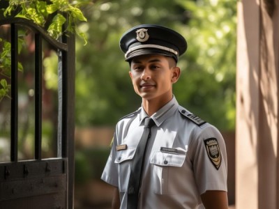 站岗迎客，文明服务，让每一位客人感受到温暖与尊重